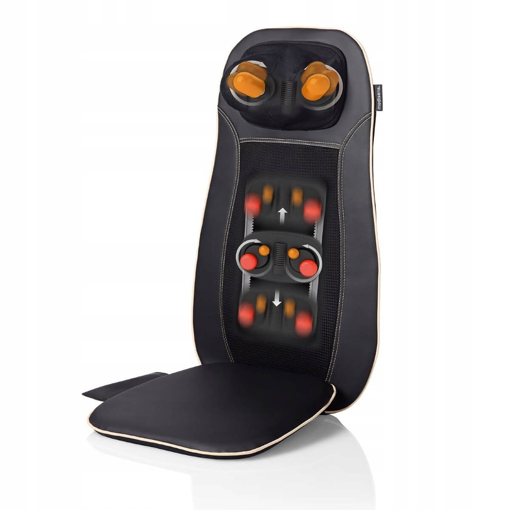 Đệm ghế massage cao cấp Medisana 88970 MCN Pro Shiatsu (nội địa Đức), massage hông lưng vai cổ gáy, bảo hành 2 năm