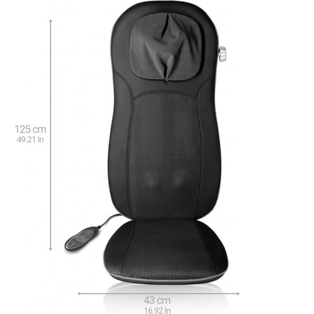 Đệm ghế massage cao cấp Medisana 88970 MCN Pro Shiatsu (nội địa Đức), massage hông lưng vai cổ gáy, bảo hành 2 năm