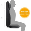 Đệm ghế massage cao cấp Medisana 88970 MCN Pro Shiatsu (nội địa Đức), massage hông lưng vai cổ gáy, bảo hành 2 năm