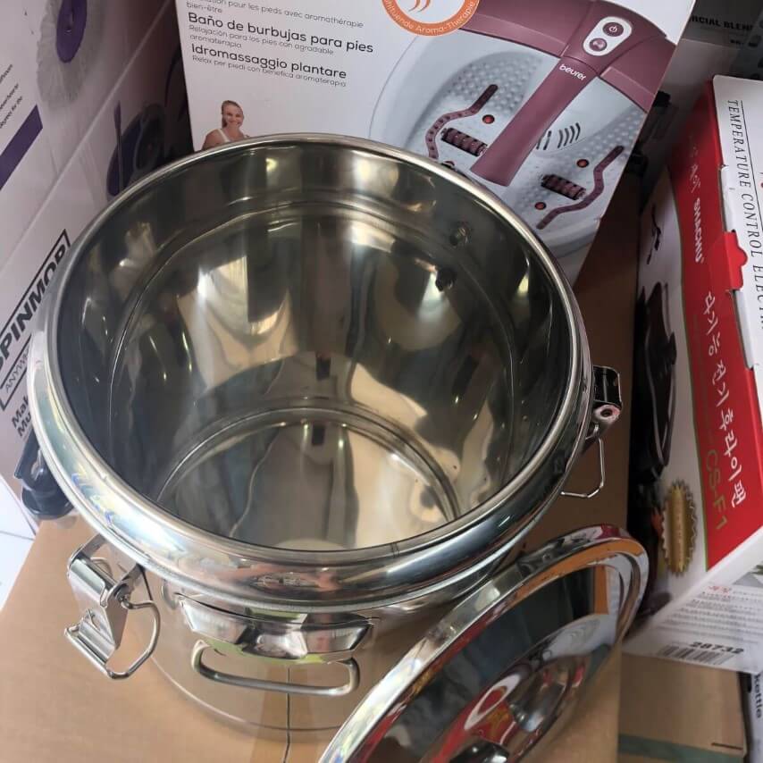 Bình giữ nhiệt cao cấp chất liệu inox 304, có vòi, dung tích 20 lít