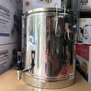 Bình giữ nhiệt cao cấp chất liệu inox 304, có vòi rốt và quai tiện khi di chuyển, dung tích 20 lít