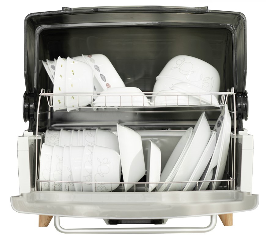 Máy sấy bát Heim Chef HTD-UV3000 màu trắng, dung tích 70 lít. Bảo hành 1 năm