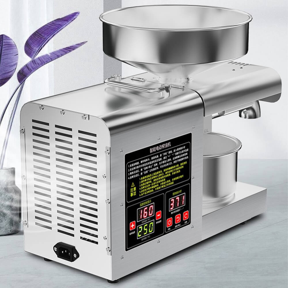 Máy ép dầu công nghiệp ATMAX AT-T3, công suất 1200w, ép 6 đến 9 kg mỗi giờ, bảo hành 2 năm