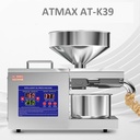 Máy ép dầu công nghiệp ATMAX AT-K39, công suất 1350w, ép 6 đến 9 kg mỗi giờ, bảo hành 2 năm