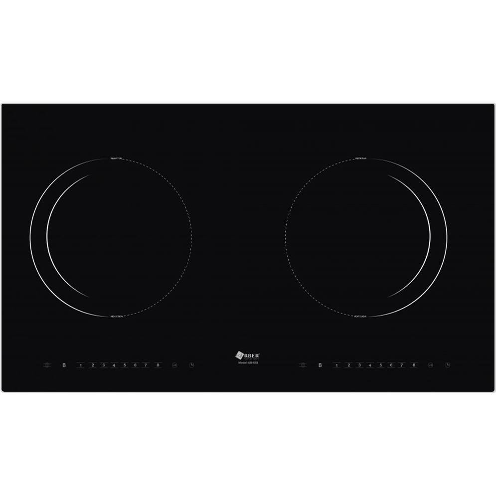 Bếp từ đôi inverter Arber AB-668, 2 mặt nấu, công suất 3600w, có chế độ booster, bảo hành 2 năm