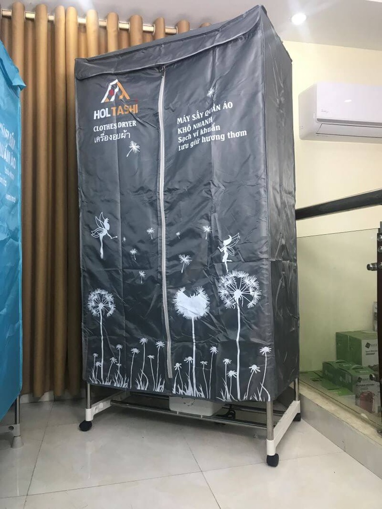 Tủ sấy khô và bảo quản quần áo Holtashi JEG-136 (Thái Lan), công suất 1900w, thanh inox 25mm, bảo hành 3 năm