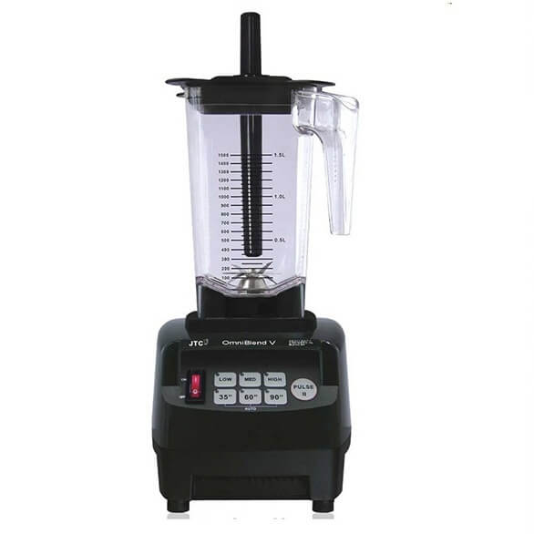 Máy xay sinh tố JTC Omniblend V TM-800A, công suất 1200 w, tốc độ tối đa 38000 vòng/phút, cối xay nhựa cao cấp 1500 ml, có chế độ hẹn giờ, bảo hành 3 năm