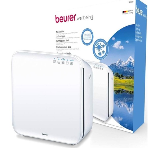 Máy lọc không khí Beurer LR310 của Đức dùng cho phòng 56 m2, nhập khẩu Đức, có đèn diệt khuẩn, bảo hành 2 năm